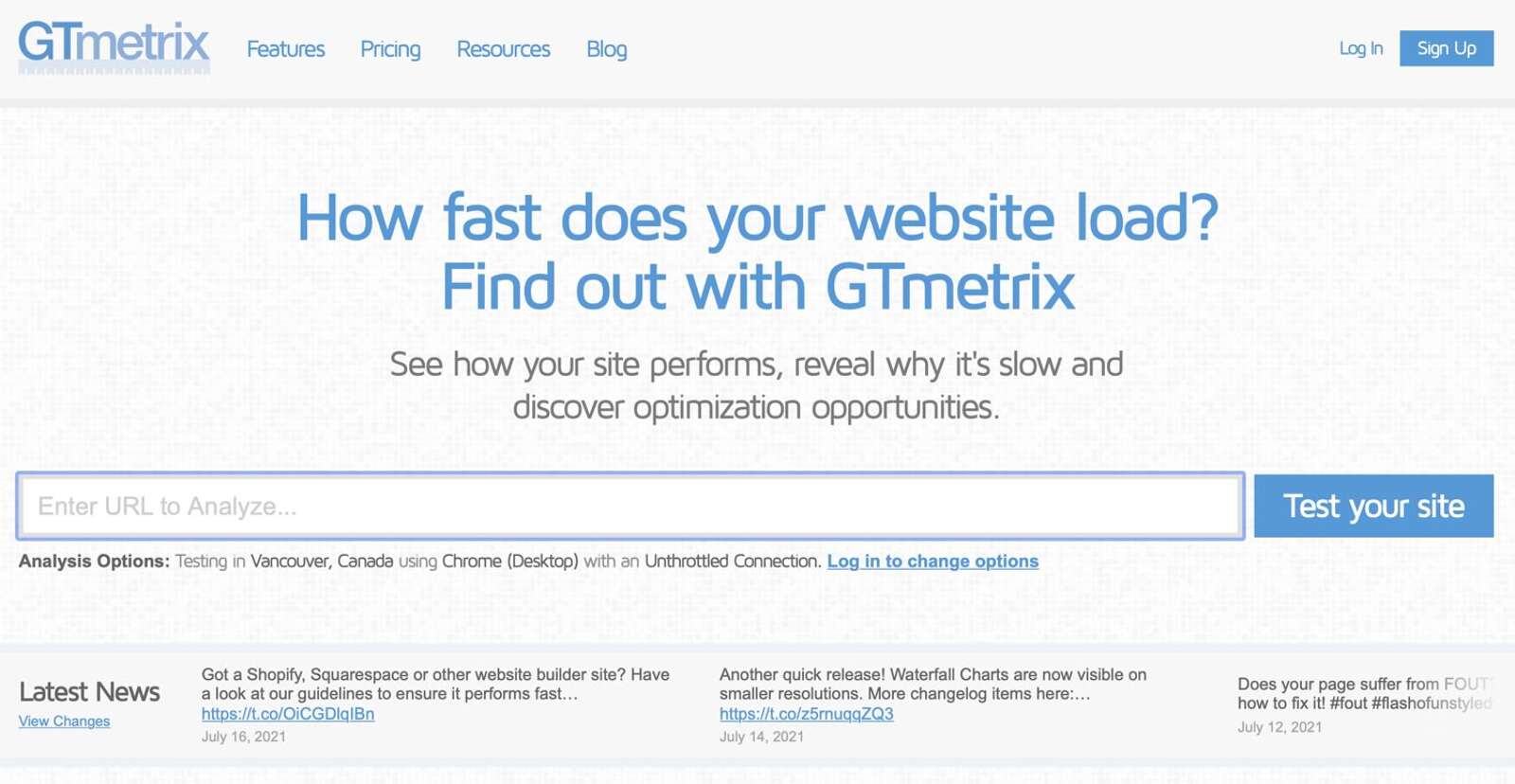 GTmetrix